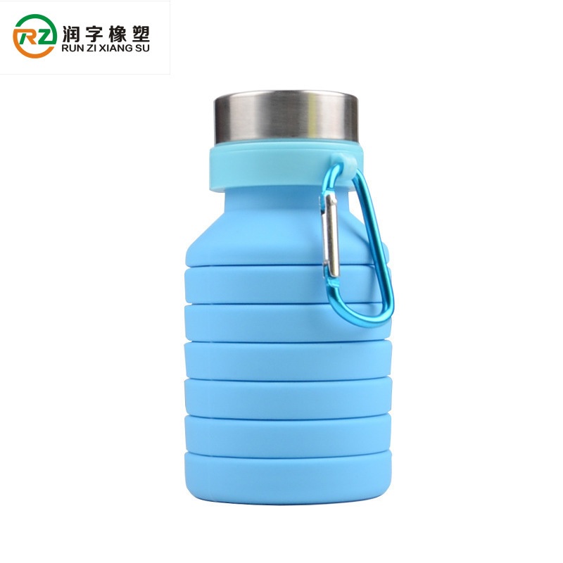 500ml Reusable Collapsible Foldable Soft Silicone Sport Water Bottle – Silicone Water Bottle and Foldable Water Bottle price
