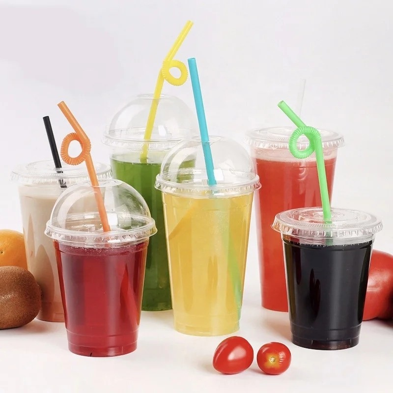 500ml Transparent Beautiful Design Pet Plastic Cup for Milkshake/Ice Cream/Juice – PP Cup and Plastic Cup price