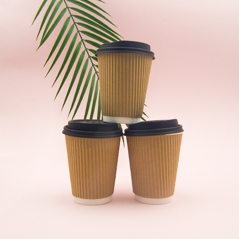 A1170 8oz PLA Coated Corrugated Paper Cup – Cup and Hot Cup price