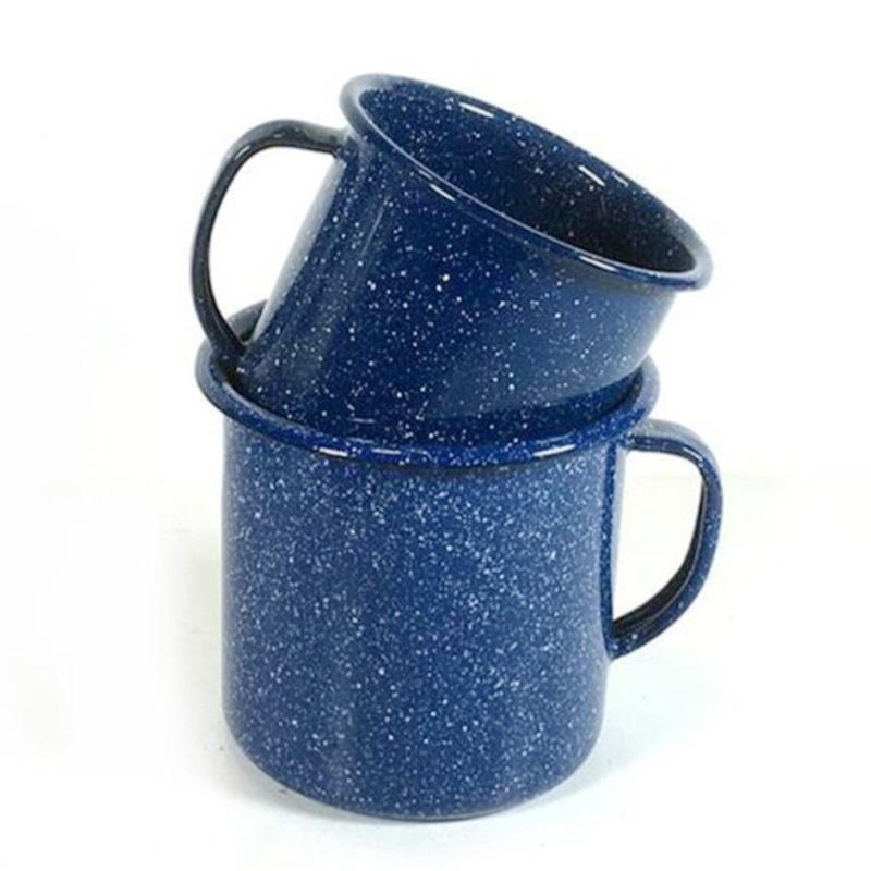 Campfire Tin Cup Mug for Hiking Coffee Farmhouse Hot Drinks – Cup and Utensil price