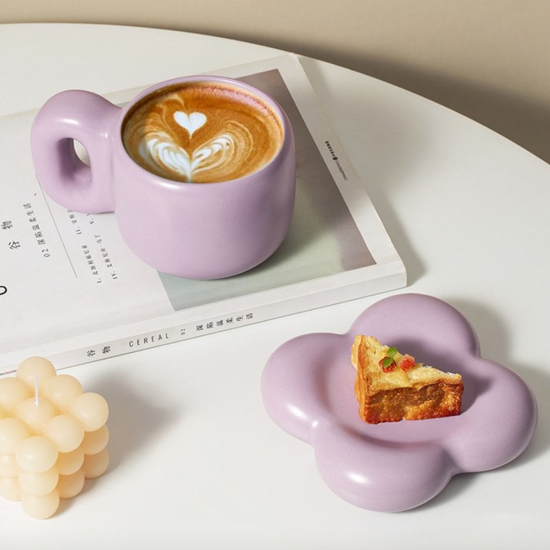 Cloud Ceramic Mug High Temperature Coffee Mug with Large Handle Office Cute Female Large Capacity Milk Ceramic Mug – Ceramic Mug and Mugs Ceramic price