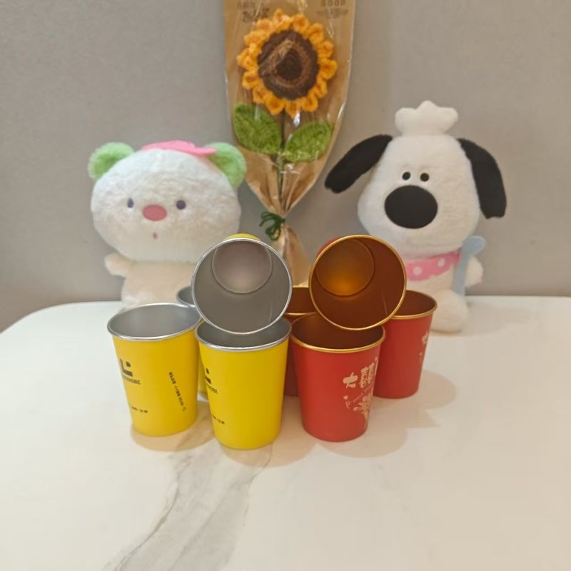 Customizable Disposable Coffee Drink Aluminum Foil Cover Paper Cup Heat Seal Foil – Coffee Cup and Customizable Foil price