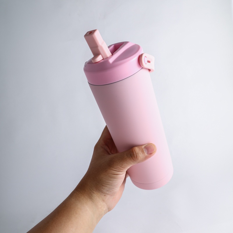 Everich 12oz or 18oz Everich New 304 Stainless Steel Sport Water Bottle with 2 Lids Insulated Water Bottle 2024 Accept Logo Custom – Leak Proof with Hanlde and Internal Thread price