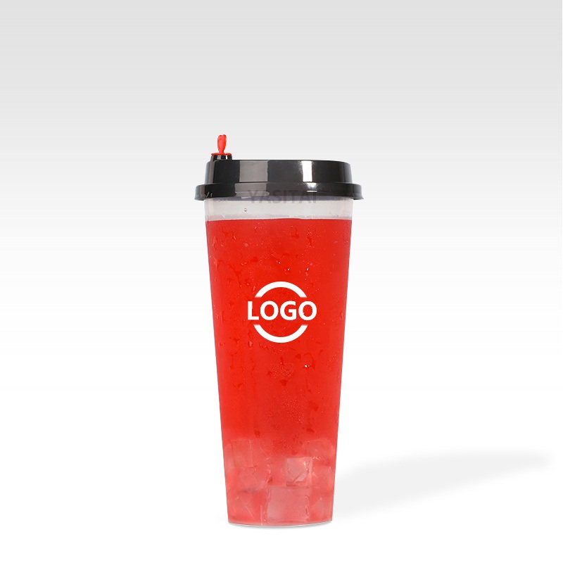 Factory Price 500ml Injection Milk Tea Cup PP Plastic Boba Bubble Tea Cups with Lid – PP Injection Cup with Lid and Bubble Tea PP Injection Cup price