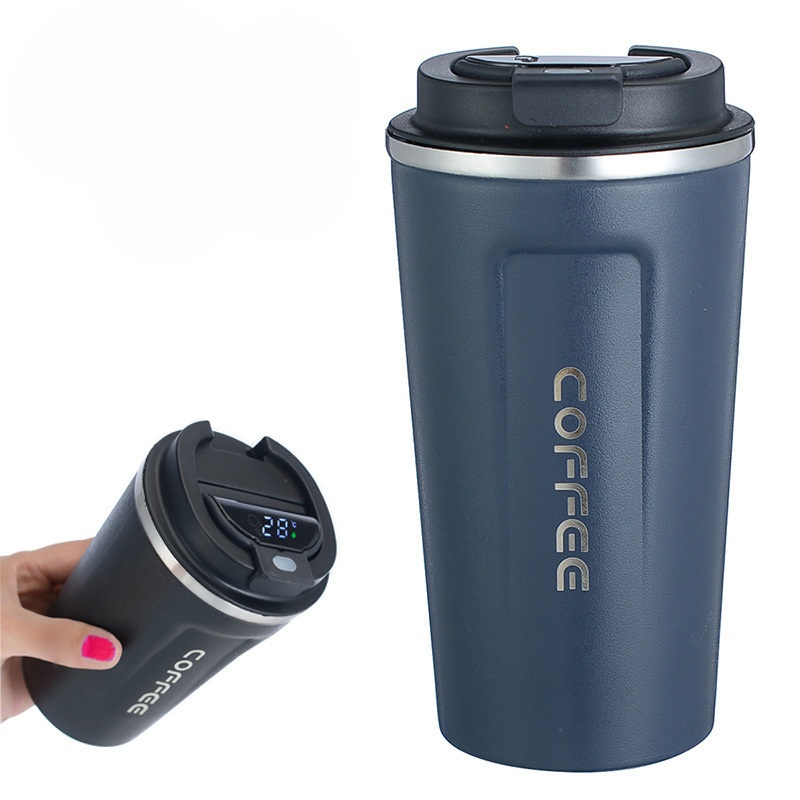 New Cup Custom Logo Smart LED Portable Thermal Tumbler Touch Termo Digital Thermo Temperature Display Stainless Steel Travel Coffee Mug with Lid – Tumbler and Smart Mug price