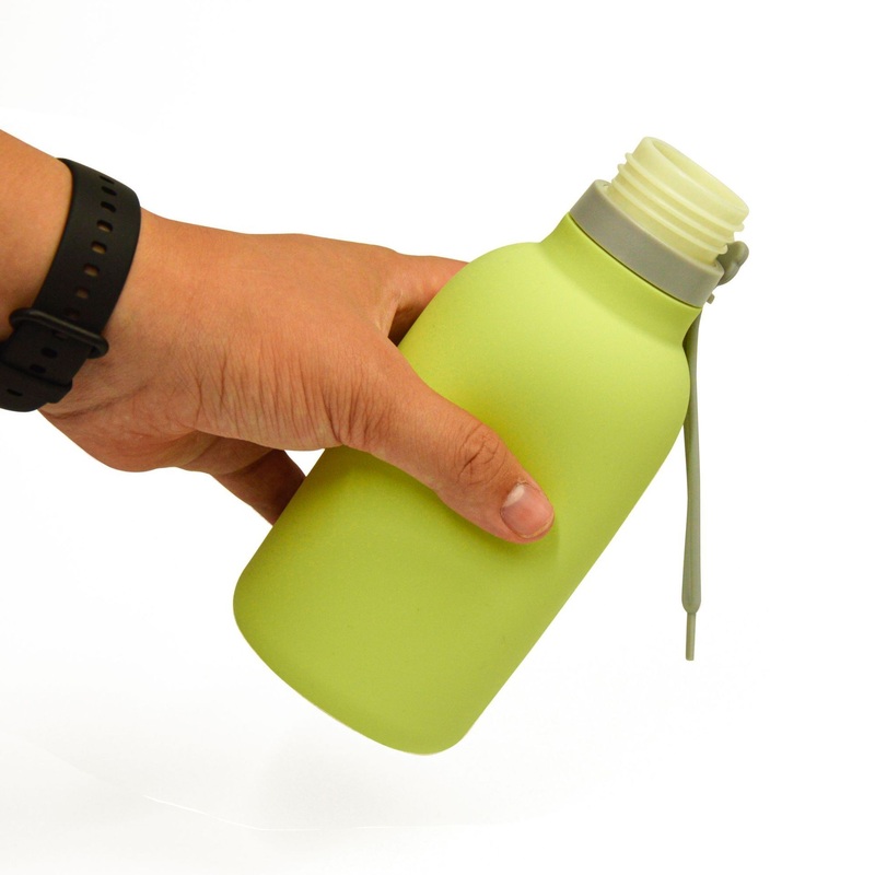 New Silicone Water Bottle with Lid Foldable Silicone Sports Bottle – Lifehood New Foldable Water Bottle and Food Grade Material Silicone Water Bottles price