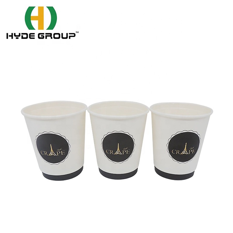 Simple Style Double Wall Paper Cups Disposable Paper Cups Customized Logo Printed – Double Wall Paper Cups and Disposable Paper Cups price