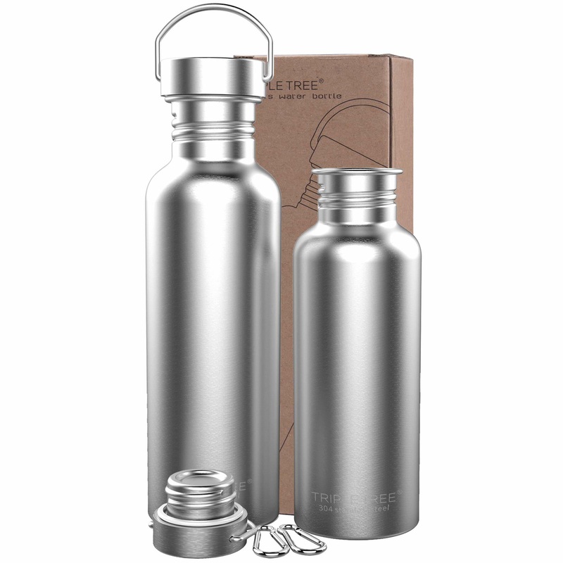 Uninsulated Single Walled Stainless Steel Sports Water Bottle Camping BPA-Free Bottles – Water Bottle and Bottle price
