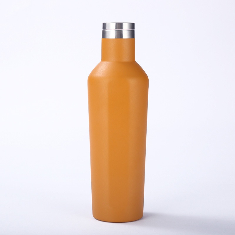 500ml Red Wine Bottle Metal Vacuum Flask Stainless Steel Insulated Funky Thermoses Flasks – Water Bottles and Drinkware price
