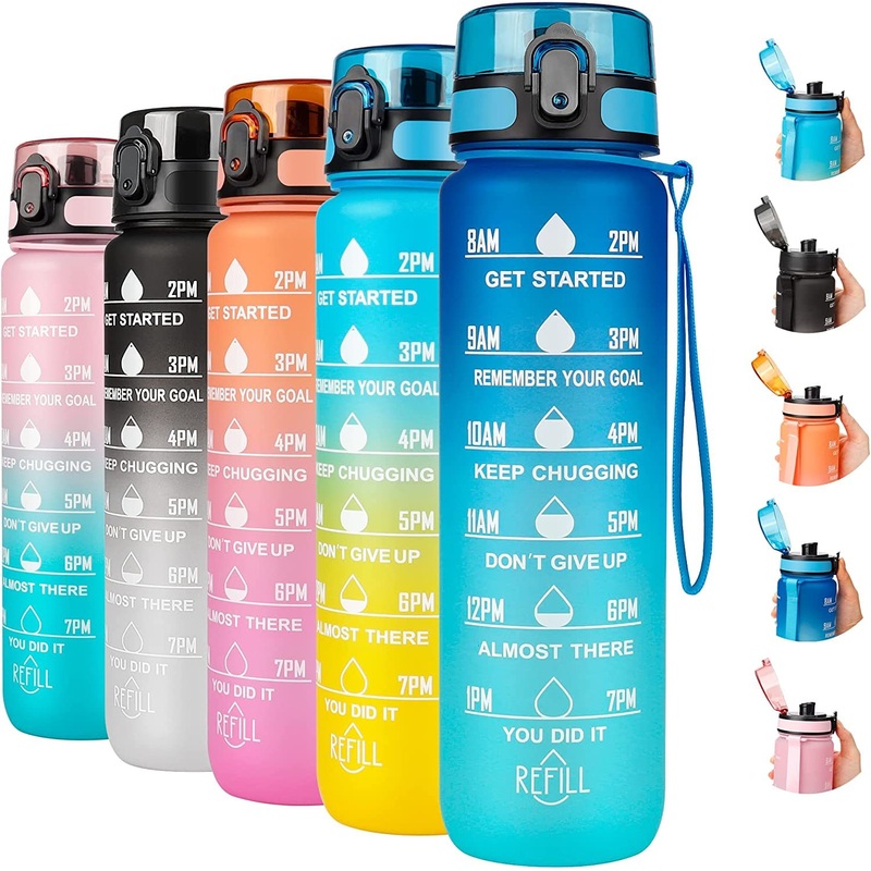 600ml/20oz Hot Selling Travel Water Bottle Wholesale Sports Plastic Water Bottles with Custom Logo – Water Bottle and Plastic Water Bottle price