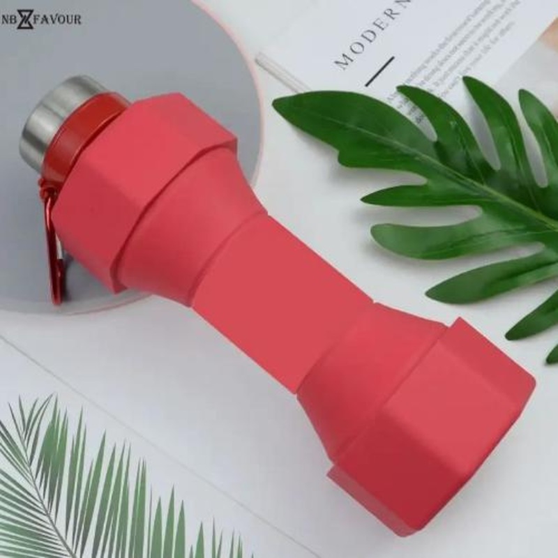 650ml Portable Outdoor Running Fitness Dumbbell Sports Water Bottle Mountaineering Camping Silicone Folding Water Cup – Portable Outdoorwater Cup and Portable Outdoor Runningwater Cup price