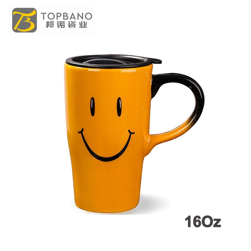 China Ceramic Coffee Cup Stoneware Milk Mug with Smile for Gift – Ceramic Mug and Custom Mug price