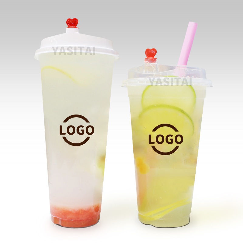 Disposable Plastic PP Bubble Tea Cup 12oz 16oz 22oz Boba Tea Coffee Juice PP Cup – Bubble Tea Cup and Boba Cup price