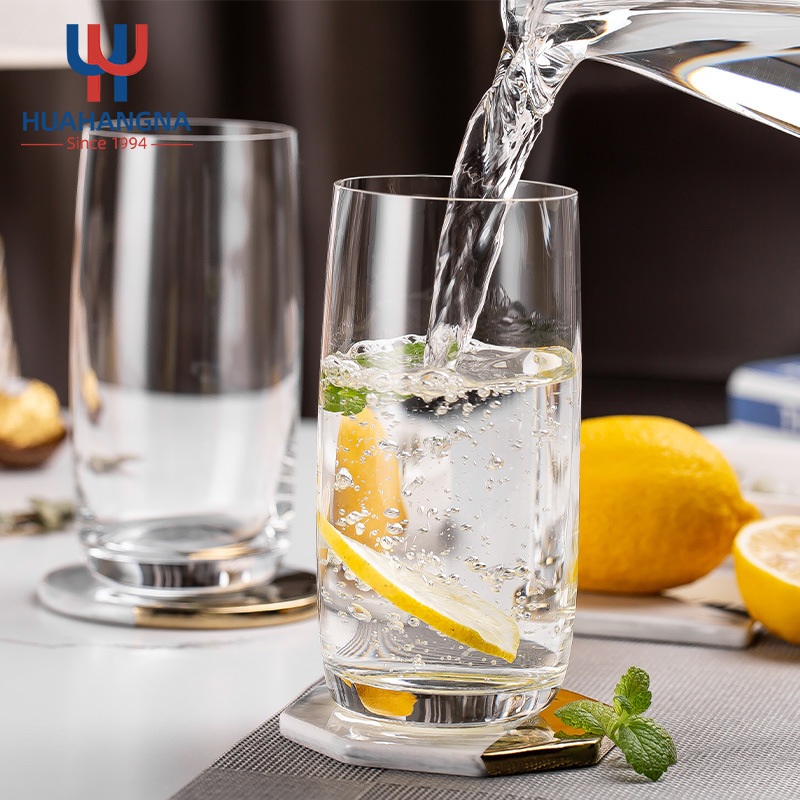 High Quality Cutting Rim Water Glass Cup Top Sale Factory Stock Drinking Glass Stemless Wholesale 380ml Clear Water Glass Cup – Glass Cups and Glass Cup price