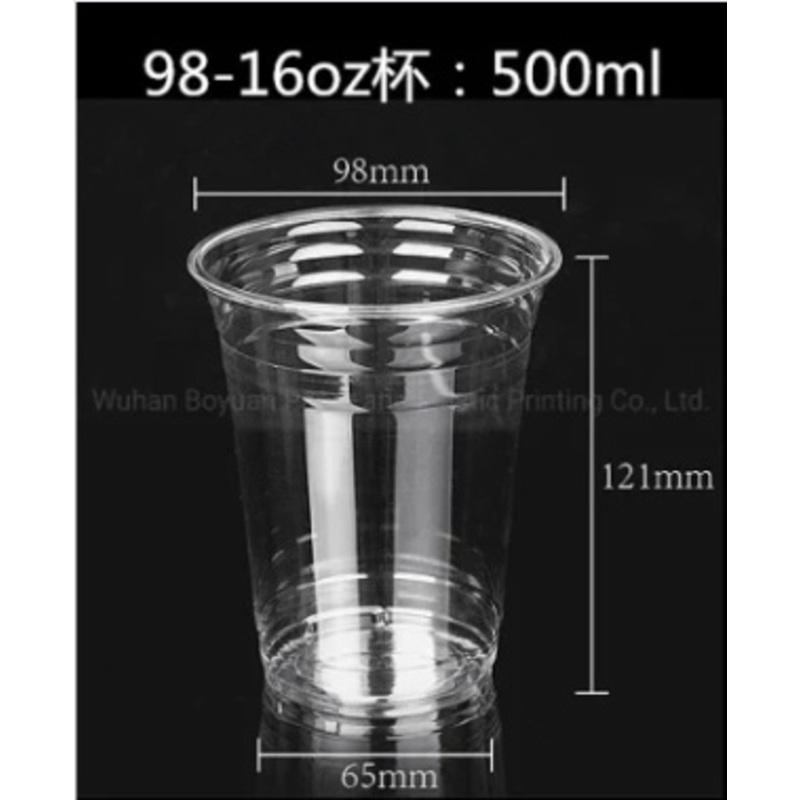 Manufacturer Transparent 16oz Pet Cup Disposable Plastic Cold Drinks Custom Pet Cups Ice Coffee Plastic Cup – Disposable Cups and Drinking Cups price