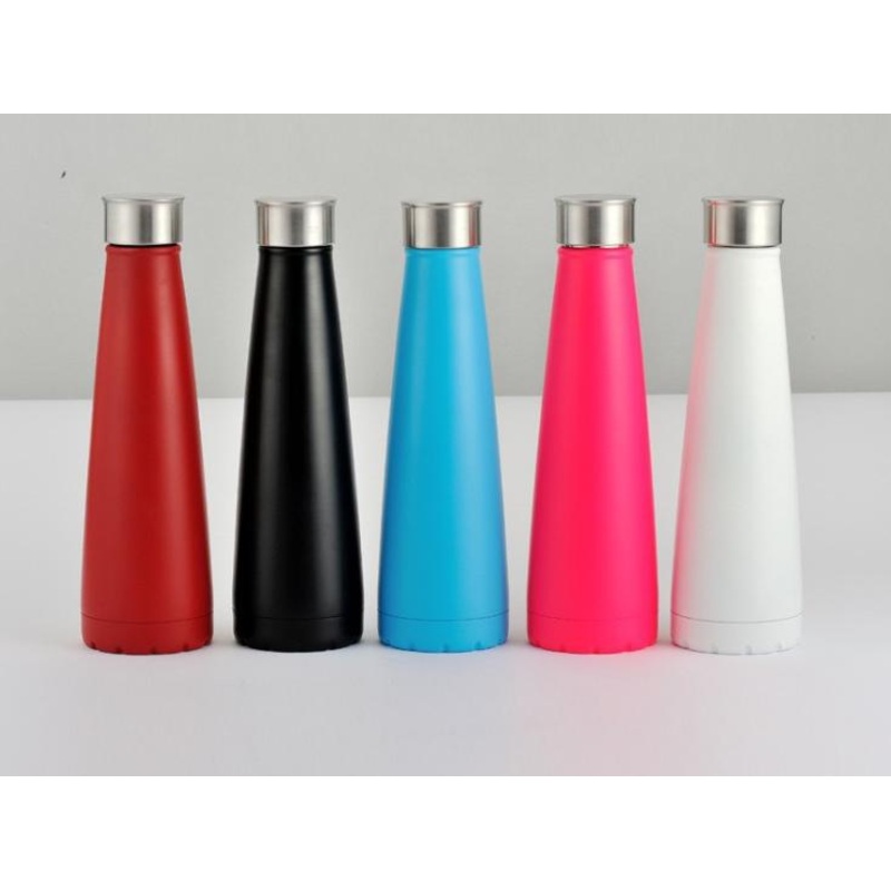 Reusable 450ml Double Wall Vacuum Flask Insulated Cola Stainless Steel Water Bottle with Spill Proof Lid – Water Bottles and Vacuum Flasks price