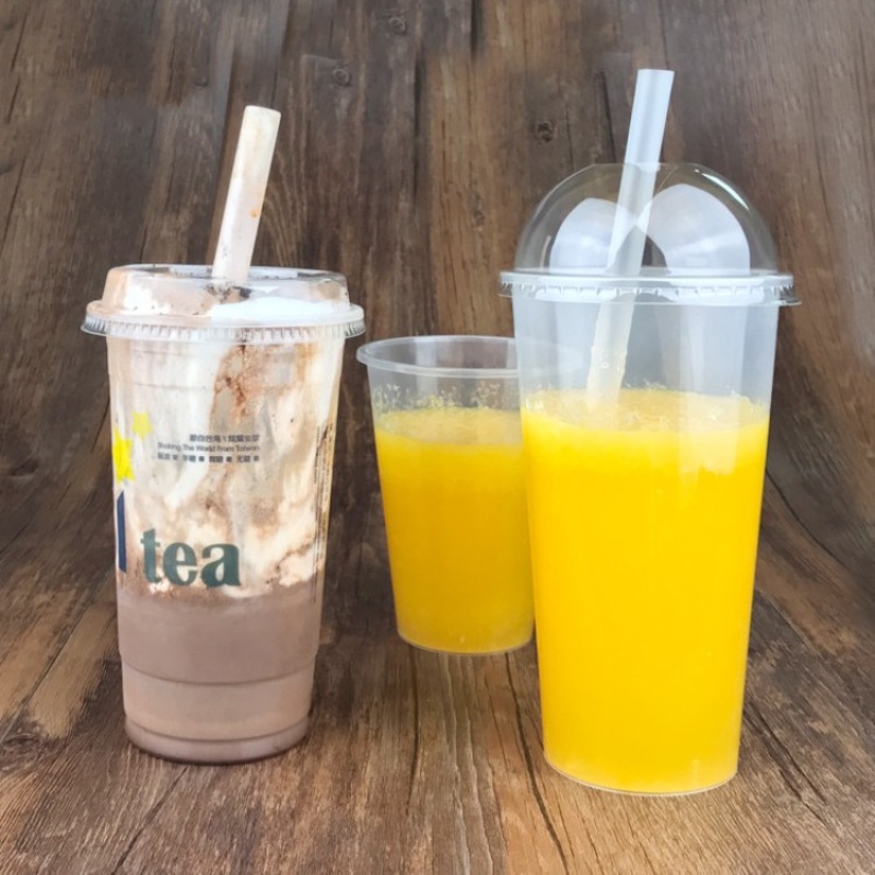 500ml Disposable Milk Tea Plastic PP Cups with Lids Custom Logo – Disposable Plastic Cup and Drink Cup price