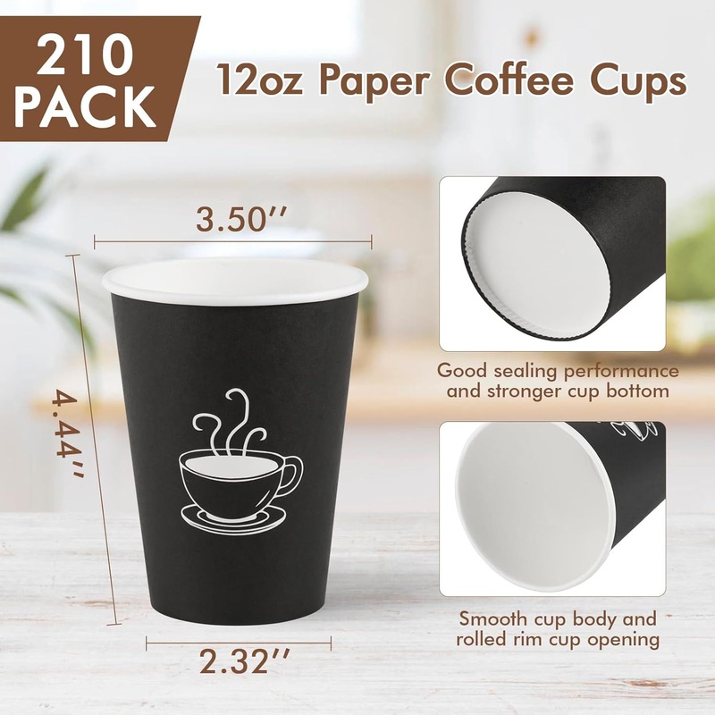 8oz9oz Single Wall Disposable Paper Cups Customized Hot Coffee Paper Cup – Coffee Paper Cup and Customized Paper Cup price