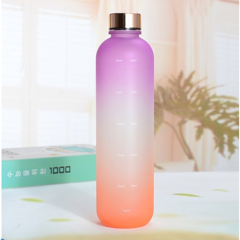Best Seller Eco Friendly 1L BPA Free Custom Logo Time Marker Sport Frosted Plastic Tritan 32oz Motivational Water Bottle – Water Bottles and Plastic Water Bottle price