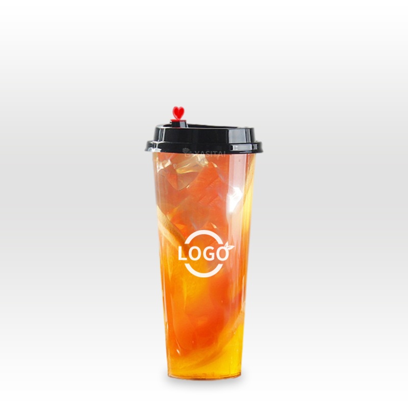 Coffee Cup Beverage with Dome or Flat Lid Plastic Wholesale Transparent Customised Cover Wall Cake Style Packing Room Tea Pet – Disposable Plastic Cup and Cold Ice Coffee price