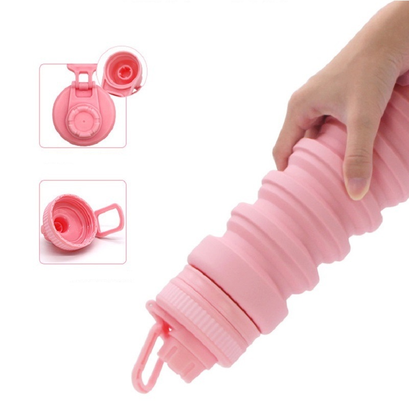Collapsible Water Bottle Lightweight Silicone Drinking Bottle Leak Proof Portable Bottle for Sports Camping Cycling Gym Hiking Outdoor Travel Wyz16179 – Bottle and Water Bottle price
