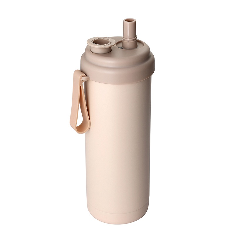 Everich with Straw Lid Insulated Vacuum Coffee Bottle Durable Stainless Steel Water Bottle Leak Proof – Double Wall Stainless Steel and Vacuum Insulated Bottle price