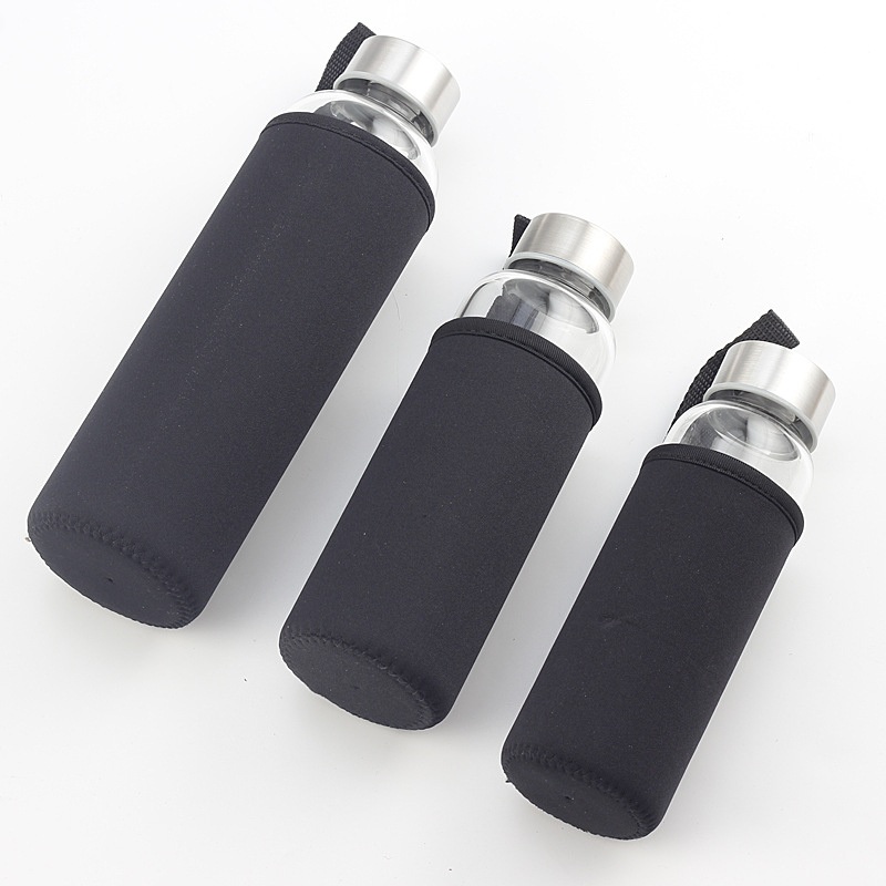 High Borosilicate Glass Water Bottle with Stainless Steel Lid – Glass Water Bottle. and Water Bottle Bottle price