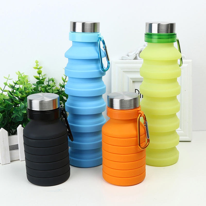 Hot Ecofriendly Silicone Bottle Water Mug Foldable Collapsible Reusable Water Bottle – Ecofriendly Silicone Bottle Water Mug and Collapsible Water Bottle price