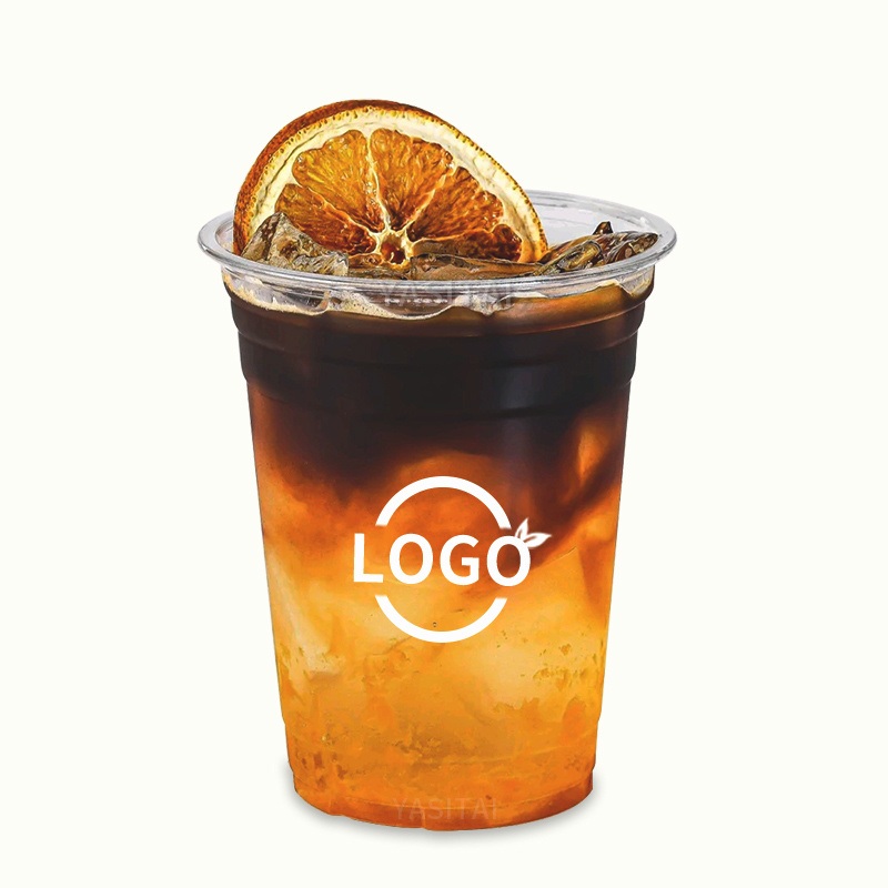 Logo Custom BPA Free Plastic Pet PP Bubble Milk Tea Cups Cold and Hot Coffee 700ml Food Grade Hard Cup – Milk Tea Cups and Boba Cups price