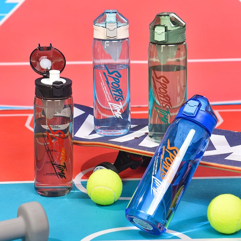 [New] 600/760ml Outdoor Sport Water Plastic Mug Cup Bottle with Straw and Handle – Water Bottle and Sprot Water Bottle price