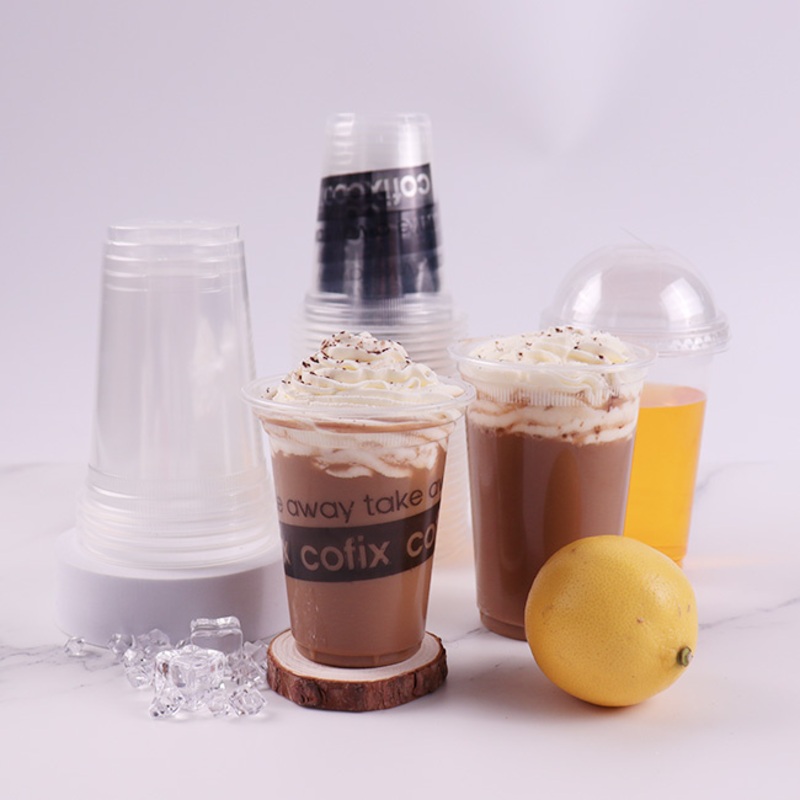 Plastic Beverage Cup Plastic Cups with Lids 7 Oz Disposable Plastic Cups Custom Con Tapa 16oz – Pet Cups and Plastic Cups price