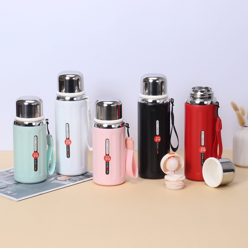 Portable 600ml 800ml Travel Gym Bicycle 316 Double Layer Stainless Steel Insulated Thermal Vacuum Flasks Thermosestravel Tumbler Water Bottle – Water Bottle and Stainless Steel Bottle price
