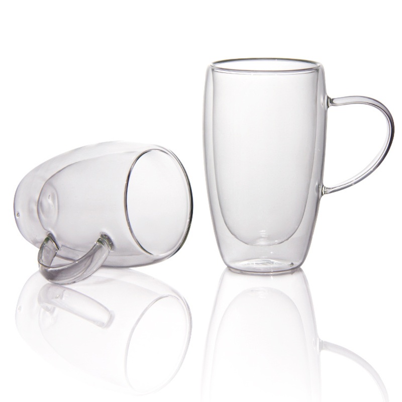 Support Custom Coffee Tea Milk Glassware 150ml 250ml Double Wall Glass Cup for Gift – Glass Cup and Coffee Mug price