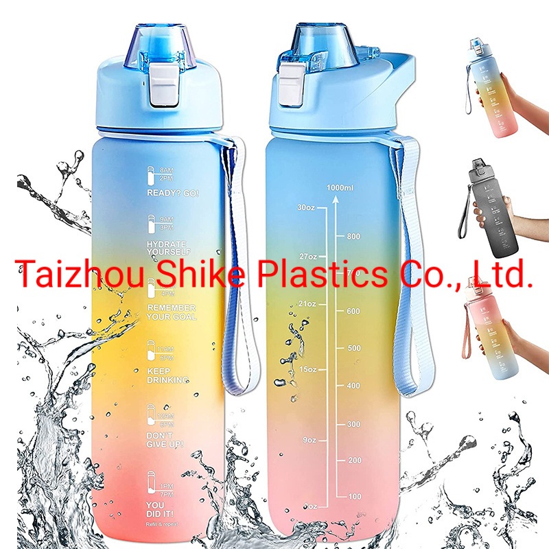 Wholesale Eco Friendly Plastic Water Bottle Custom Motivational Sublimation BPA Free 32oz Reusable Gym Gallon Sport Water Bottle – Tritan Water Bottle and Water Bottle price
