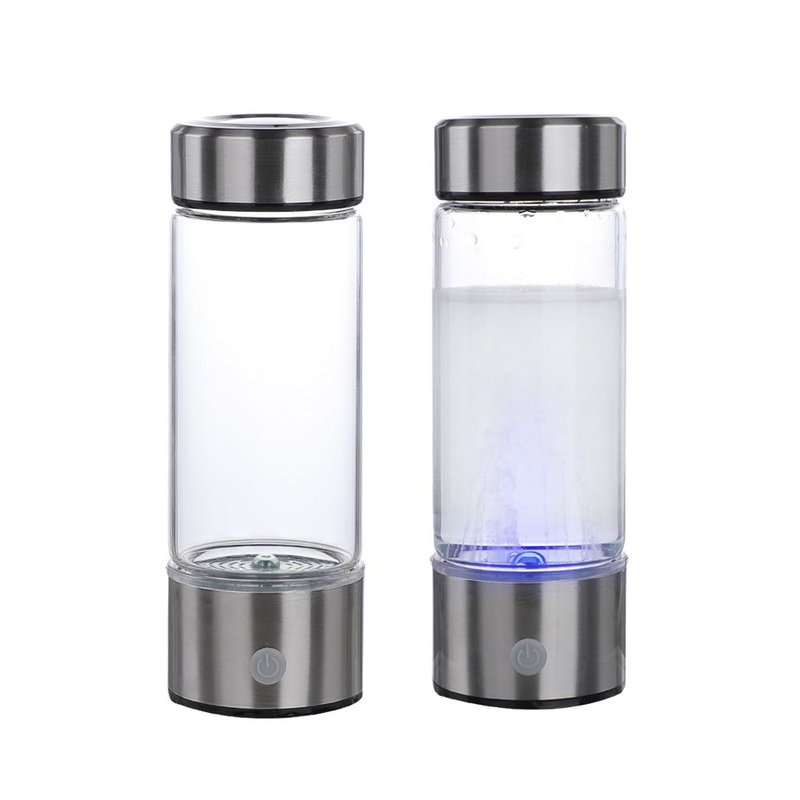 Wholesale Price Manufacturer Blue Portable Alkaline Purifier Inhaler Generator Hydrogen Rich Water Bottle – Glass Water Bottle and Hydrogen Water Bottle price