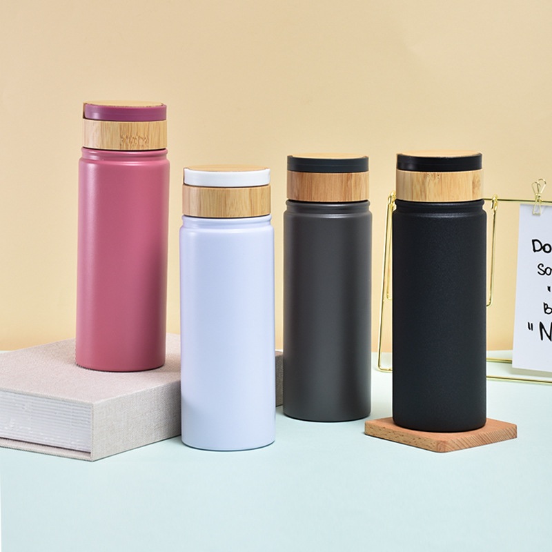 Bamboo Cover Space Pot Vacuum Cup 304 Stainless Steel Double-Layer Water Cup – Vacuum Flask and Vacuum Cup price