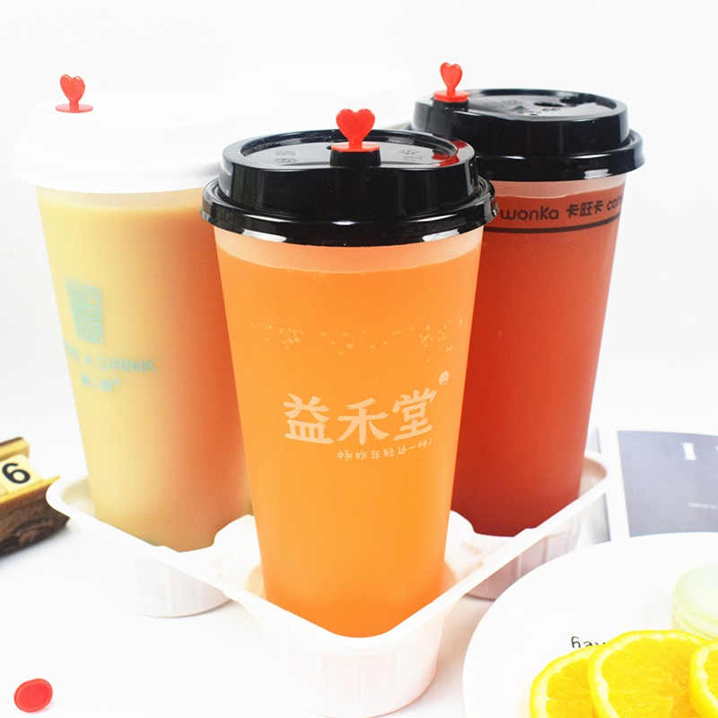 Disposable Stiffness of Fruit Tea Plastic Cups with Red Heart Lids – Plastic Cup and Disposable Cups price