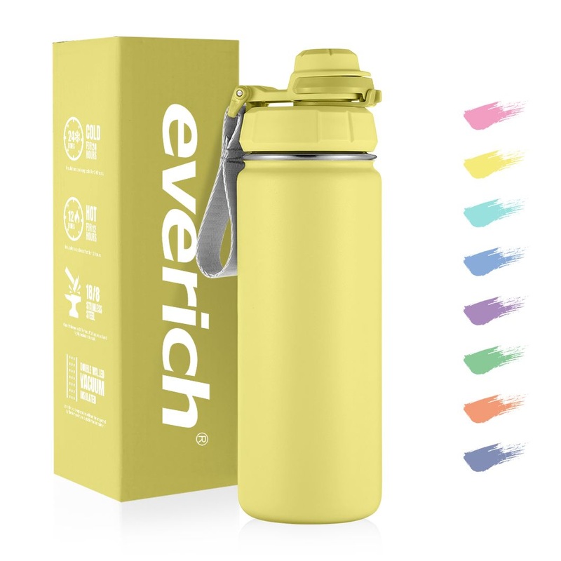 Everich Double Wall Stainless Steel Water Bottle with Re-Upgrade Lid – Double Wall Stainless Steel and Vacuum Insulated Bottle price