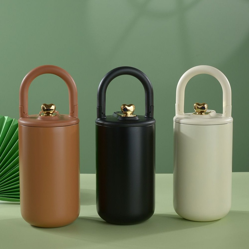High Appearance 304 Stainless Steel Portable Cup for Household Outdoor Handle Coffee Cup Double-Layer Vacuum Straw Water Cup – 30oz Stainless Steel and Gift price