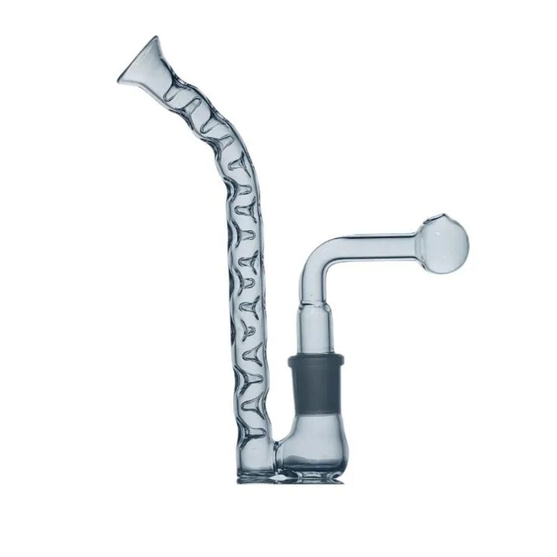 in Stock Glass Pipe Glass Bubbler Smoking Pipe Water Glass – Opium Pipe and Glass Crafts price