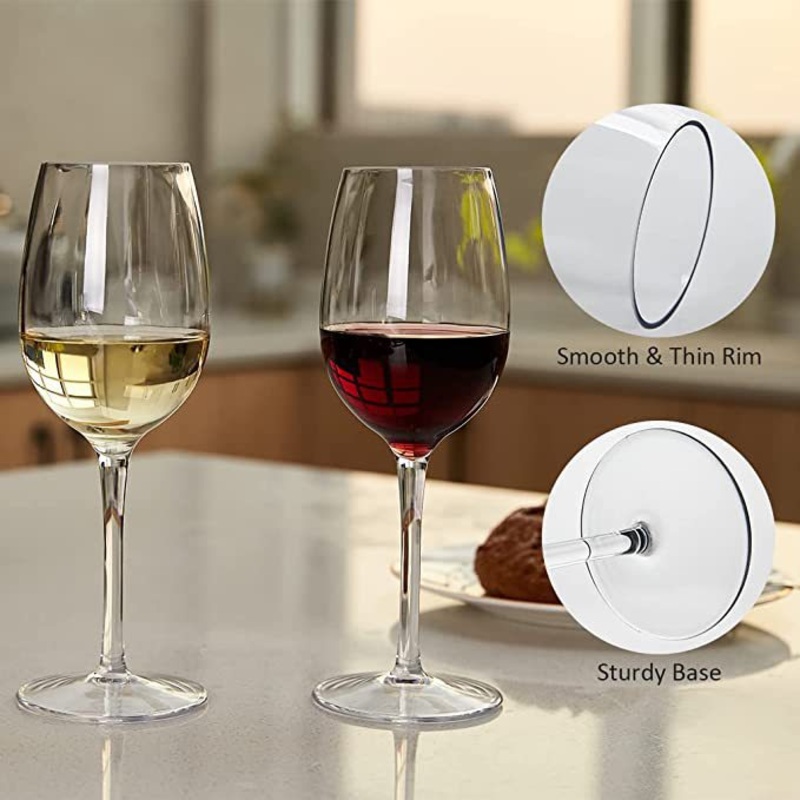 Ready Stock Reuseable Tritan Wine Glass 360ml High Temperature Resistance Unbreak Goblet – Plastic Goblet and Plastic Cup price