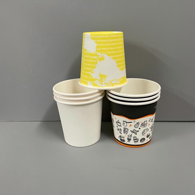 Single Double Ripple Wall Factory Hot Sell Coffee Paper Cup Single Wall 7oz Paper Cup for Hot Drinks – Paper Cup for Hot Drinks and Coffee Paper Cup price