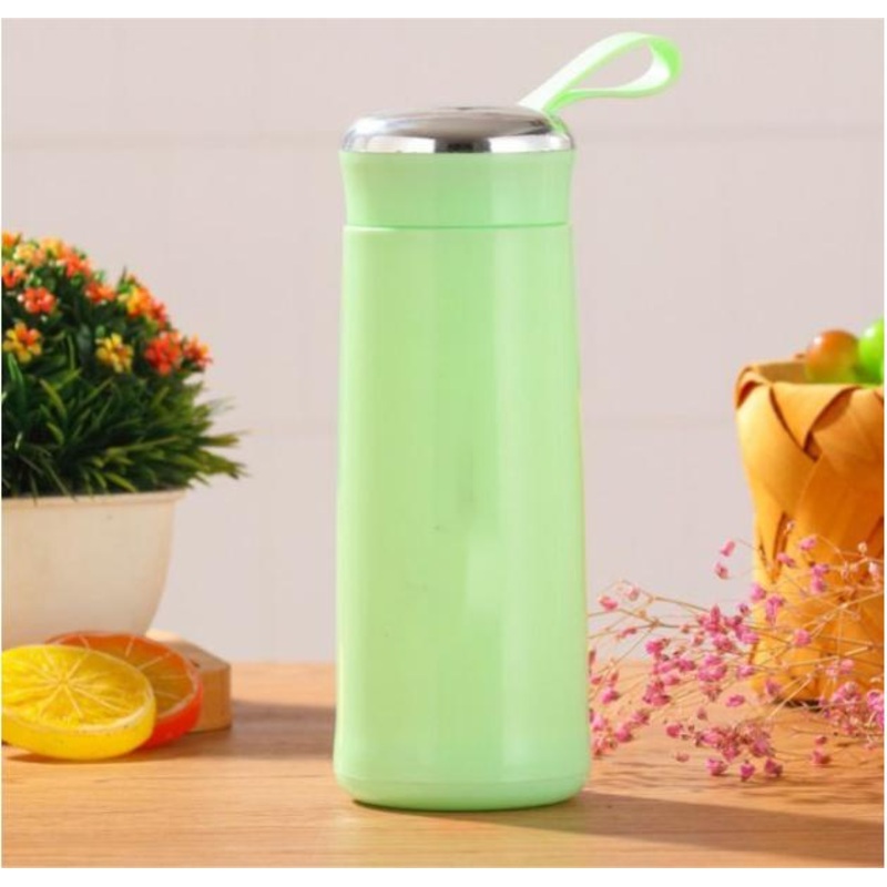 Wholesale Heat Resistant Double Walled 400ml Bulk Reusable Sport Drinking Frosted Glass Water Bottle – Water Bottles and Bottle Water price