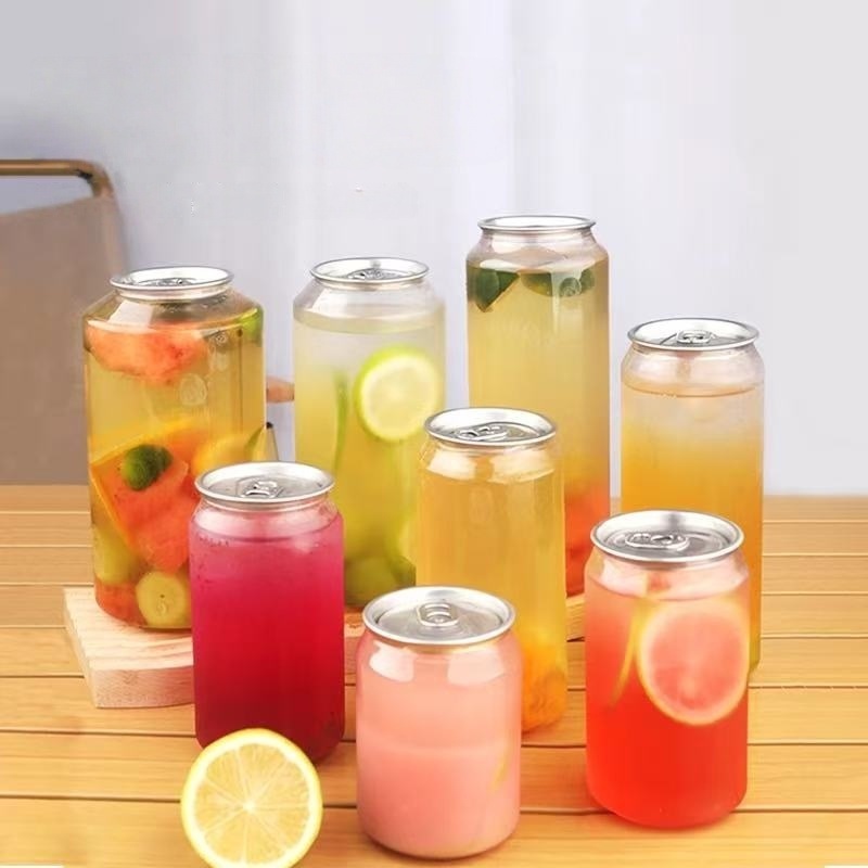 200-Pack Plastic Juice Bottles Boba Cups Lids Tin Top Cup Sealer Compatible Smoothie Iced Coffee 11.5 Oz (330ml) – 200-Pack Plastic Juice Bottles and Pet Plastic Beverage Bottles price