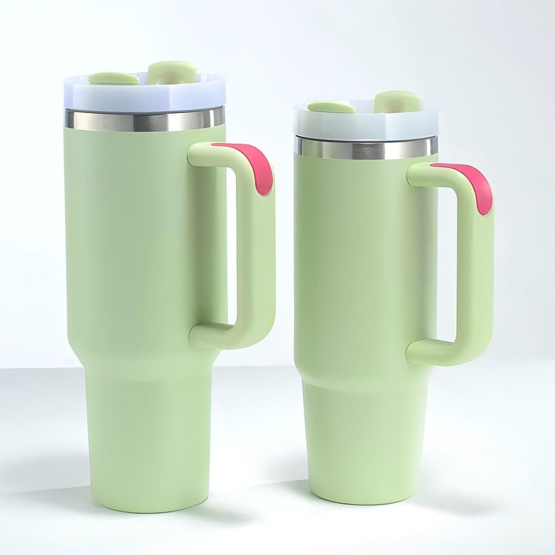 40oz Double Wall Stainless Steel Insulated Travel Lightweight Business Pattern New Vacuum Insulated Hot Cold Mug Tumbler with Handle Straw – Sport Tumbler and Custom Logo Ttumbler price
