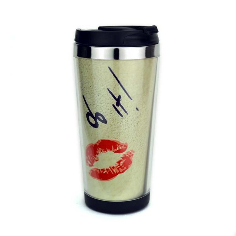 450ml Double Wall Just Do It Coffee Mug Insulated Mug Picture Mug – Stainless Steel Mug and Picture Mug price