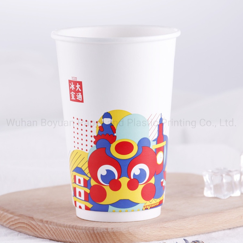 8/12/16/18/20/22/24 Oz Customized Disposable Double Walled Paper Cups for Hot Beverage Coffee Tea – Disposable Cup and Double Wall Cup price
