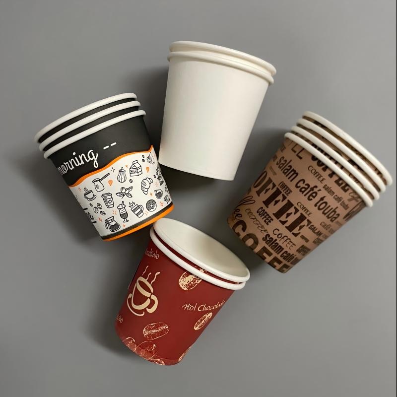 Custom Printed Disposable Biodegradable 8oz Hot Tea Insulated Coffee Paper Cup with Lid – Insulated Coffee Paper Cup and Coffee Paper Cup with Lid price