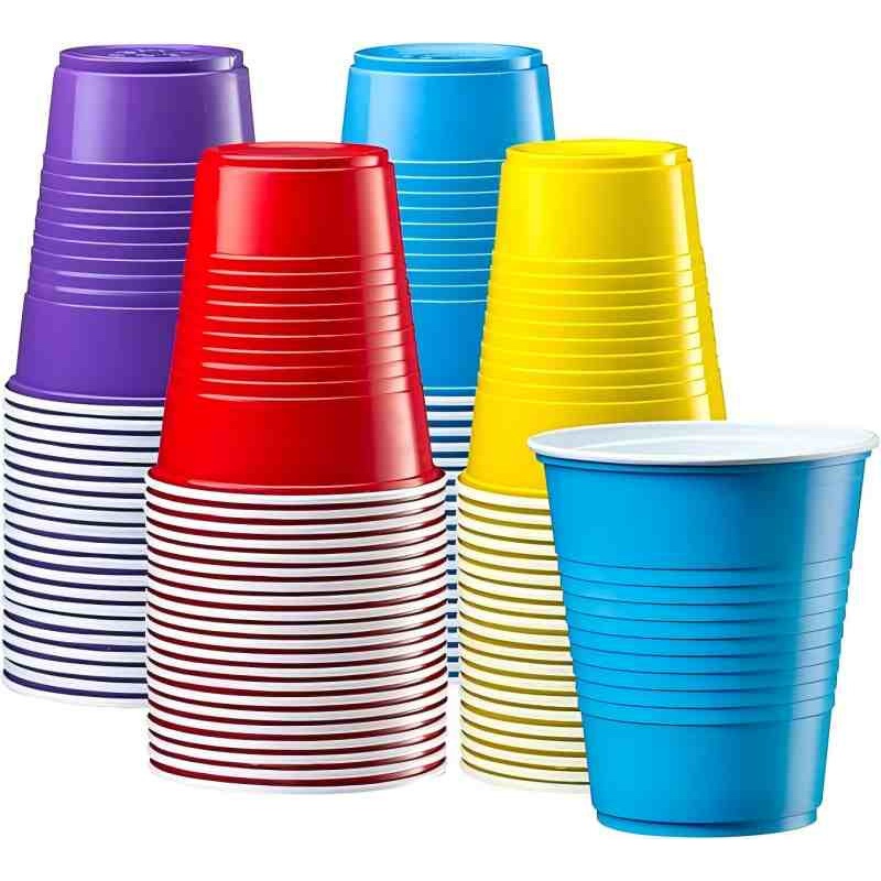 Disposable Drinking Cups for Birthday Holiday Party Supplies – Plastic Cups and Cups price