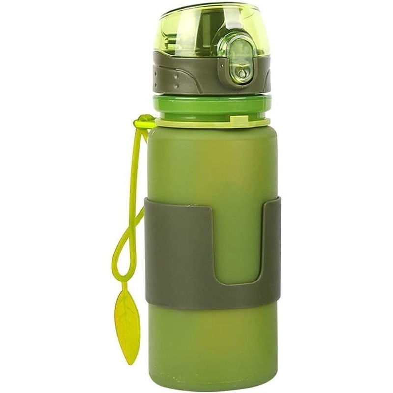 Folding Silicone Drinking Bottle Leak Proof Collapsible Water Bottle Ci16184 – Portable Silicone Water Bottle and Travel Water Bottle price
